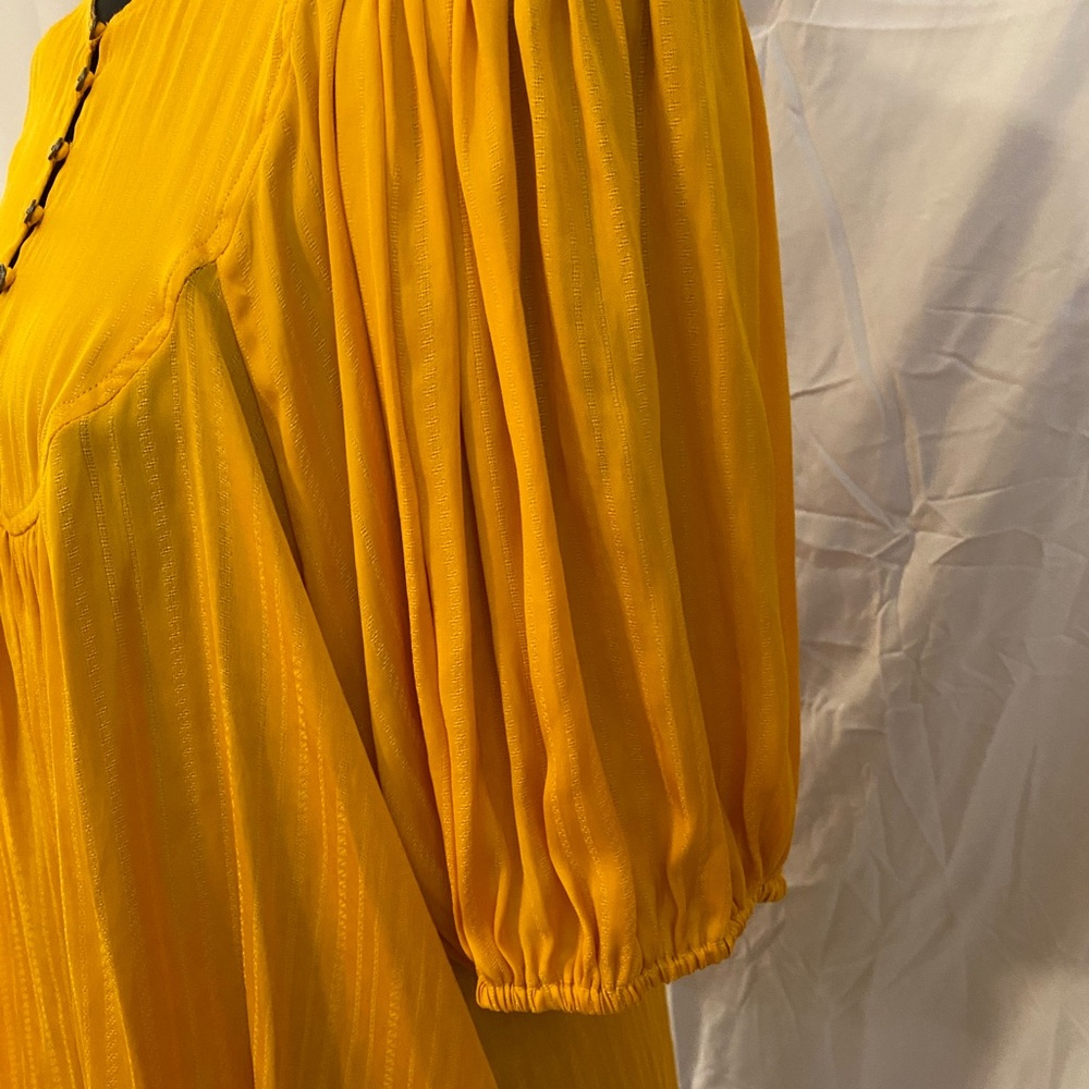 Anthropologie Golden Blouse - Picture 10 of 11